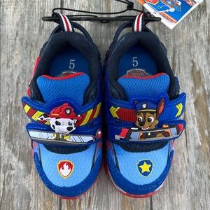 Baby Boys Paw Patrol Light Up Sneakers Shoes Size 5